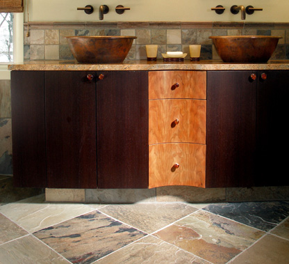 Custom Vanity for Craftsman Master Bathroom