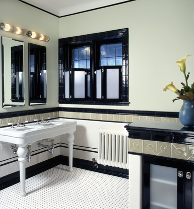 Art Deco Style Bathroom